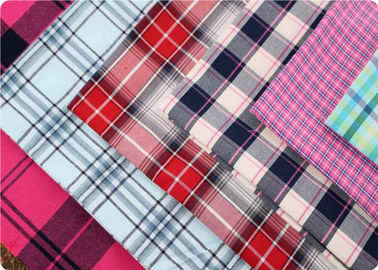 Plaid Home Textile sztruks tkaniny przędzy barwionej bawełny Tkanina 100-120gsm