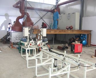 500KG Combined przemysłowe Melting Furnace 55kW dla systemu odlewania miedzi pręt